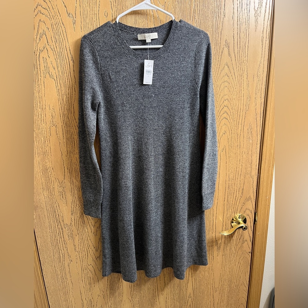 Loft Grey Dress